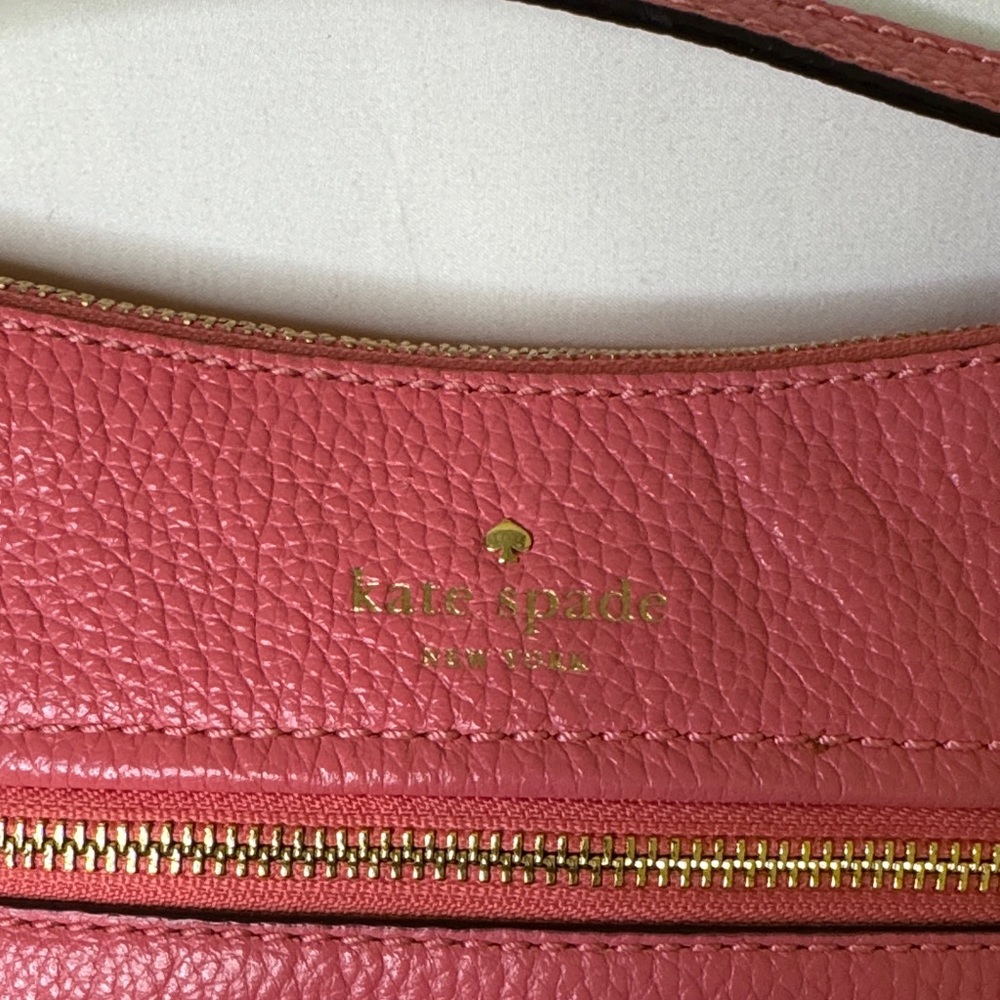 Kate Spade New‎ York Pink Pebbled Leather Crossbody Bag - Picture 2 of 12